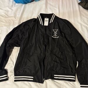 BlackCraft Women's Black Bomber Jacket